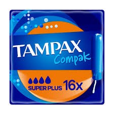 Тампони Tampax Compak Super Plus Duo з апл.препак.короб №16